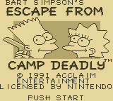 Bart Simpson's Escape from Camp Deadly screenshot 3 for GameBoy